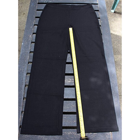 Eileen Fisher - Straight Leg (WIDER LEG) Ankle Pants in Viscose Stretch Ponte, S - Picture 7 of 12